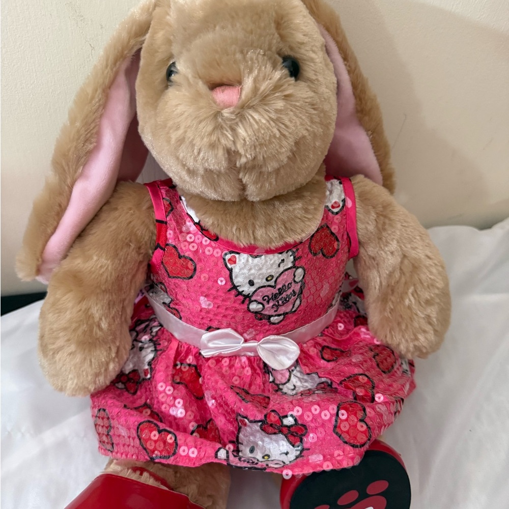 Pink Kids Dress with Cute Character Print